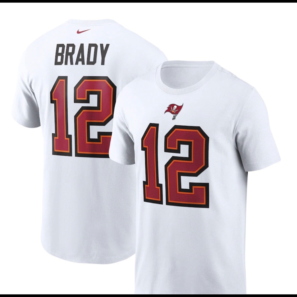 Tom Brady Tampa Bay Buccaneers Nike T-Shirt White
